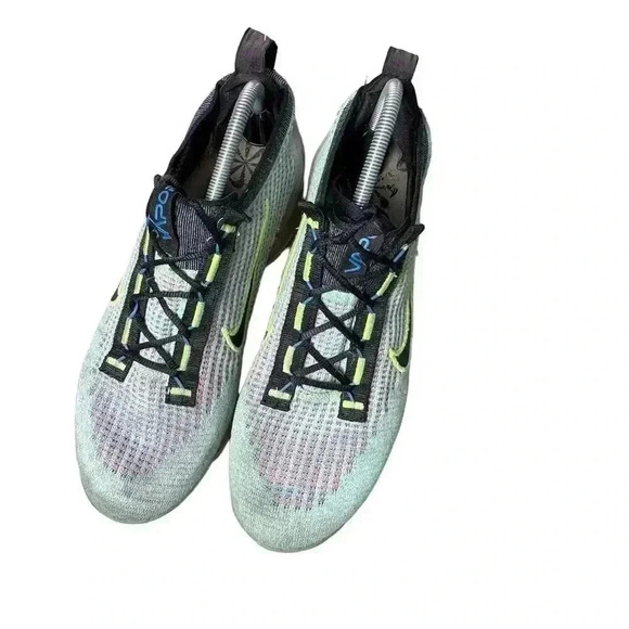 🦈 Nike Air VaporMax Flyknit Next Nature Multicolor Sneakers Size 10.5 - Picture 9 of 11